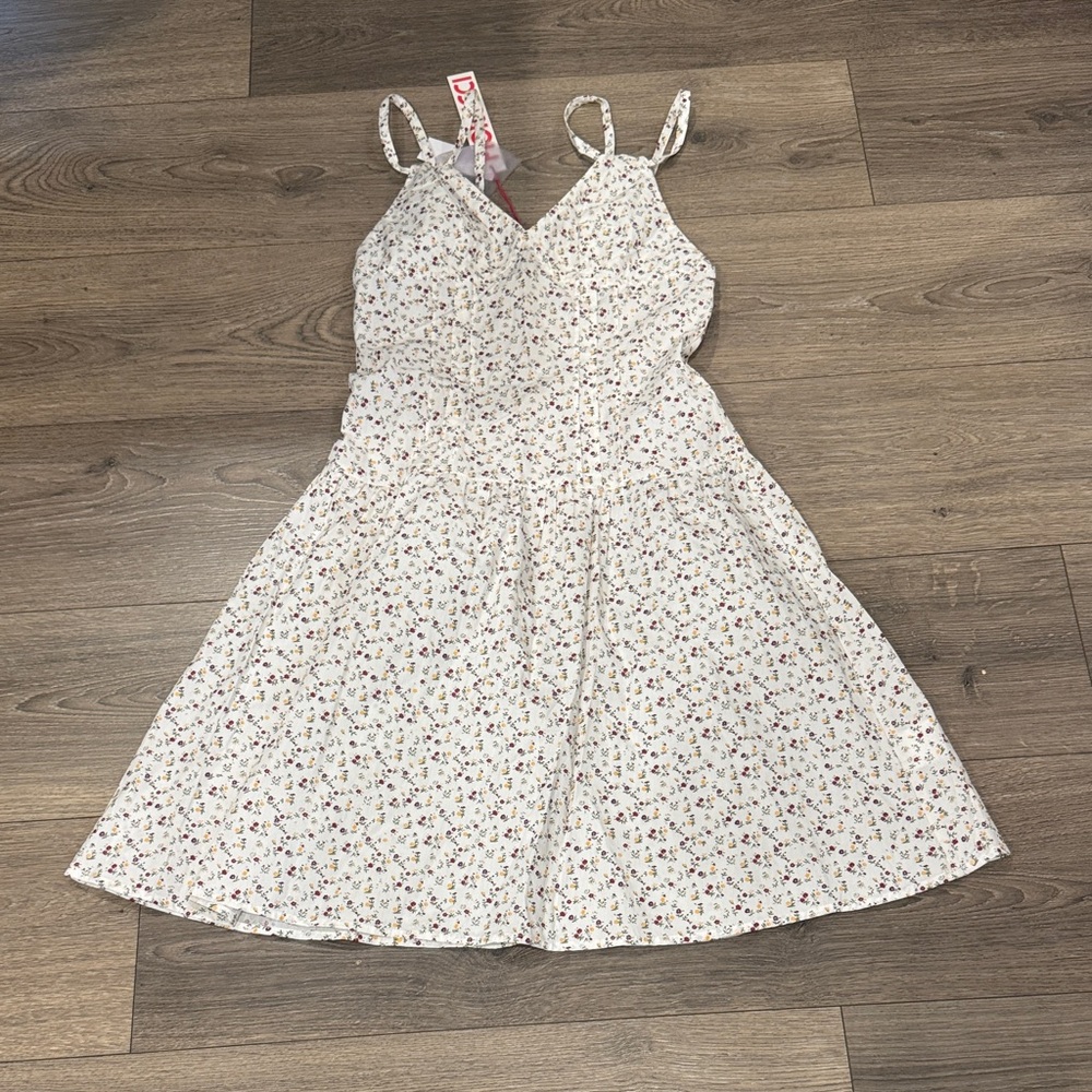 Fiorucci White Floral  Dress